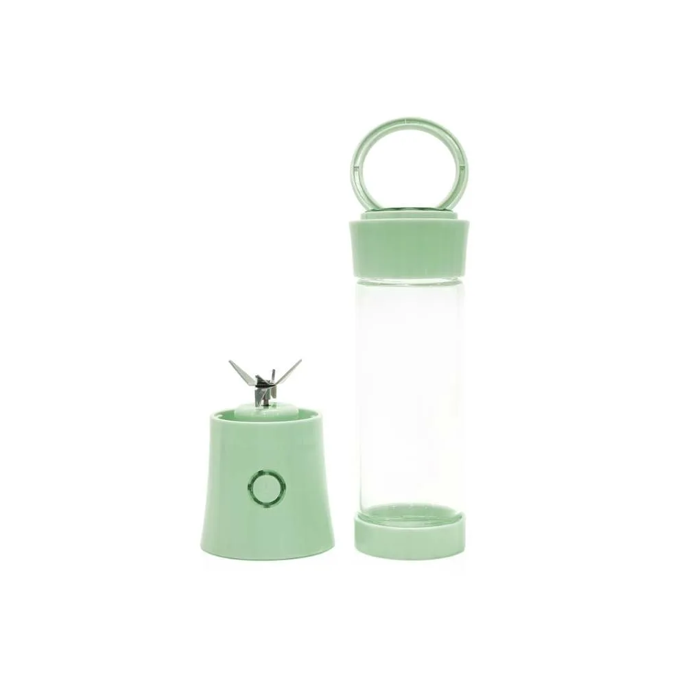 Juicer Rechargeable Portable Juicing Bottle with 6 blades - Green - Image 1