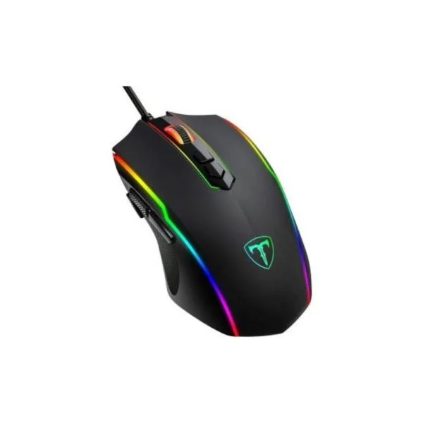 Pictek RGB Backlit High Precision Wired Gaming Mouse - Black