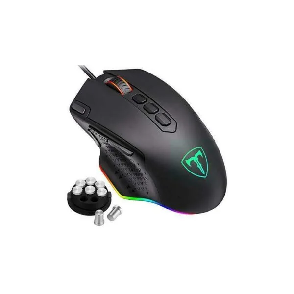 Generic RGB Backlight Advanced Gaming Sensor, Professional Gaming Wired Mouse - Black