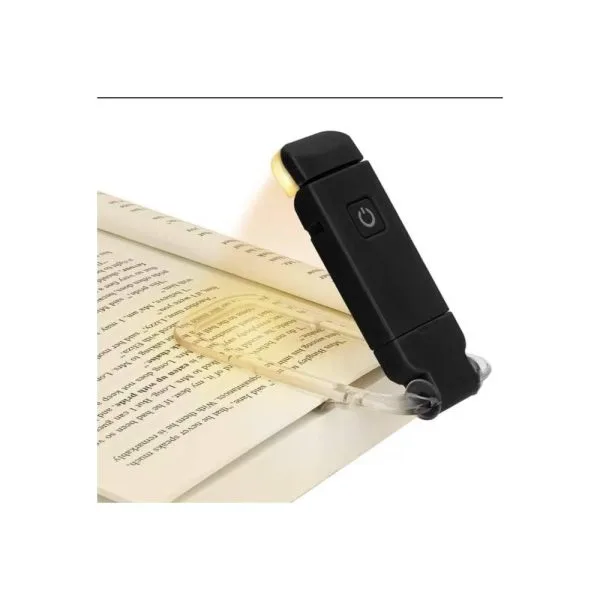 Litom Generic Rechargeable Bookmark Light, Reading Lamp - Black