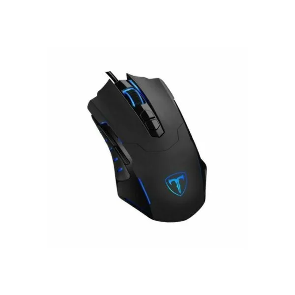 Generic T7 RGB Backlight Professional Lightweight Wired Gaming Mouse - Black