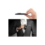 Sky Slim Minimalist AirTag Premium Leather Wallet -Black - Image 4