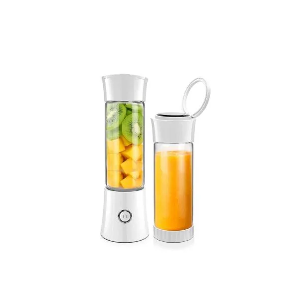 Juicer Rechargeable Portable Juicing Bottle with 6 blades - White