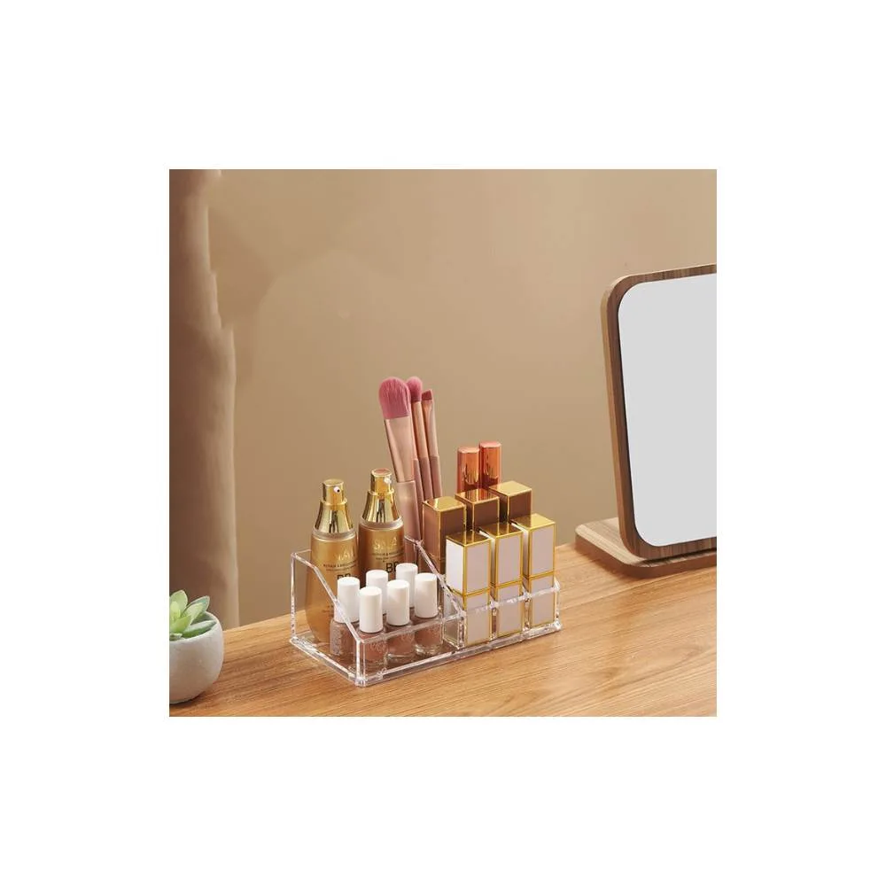Shopals Nail Polish Rack With 9 Grids Storage Makeup Box - Image 4