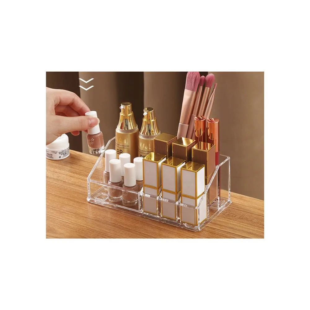 Shopals Nail Polish Rack With 9 Grids Storage Makeup Box - Image 6