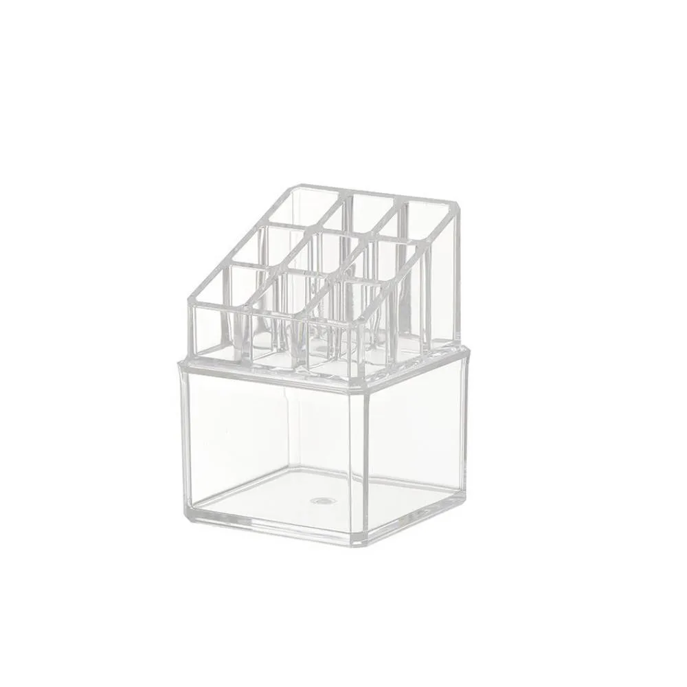 Shopals Nail Polish Rack With 9 Grids Storage Makeup Box - Image 1