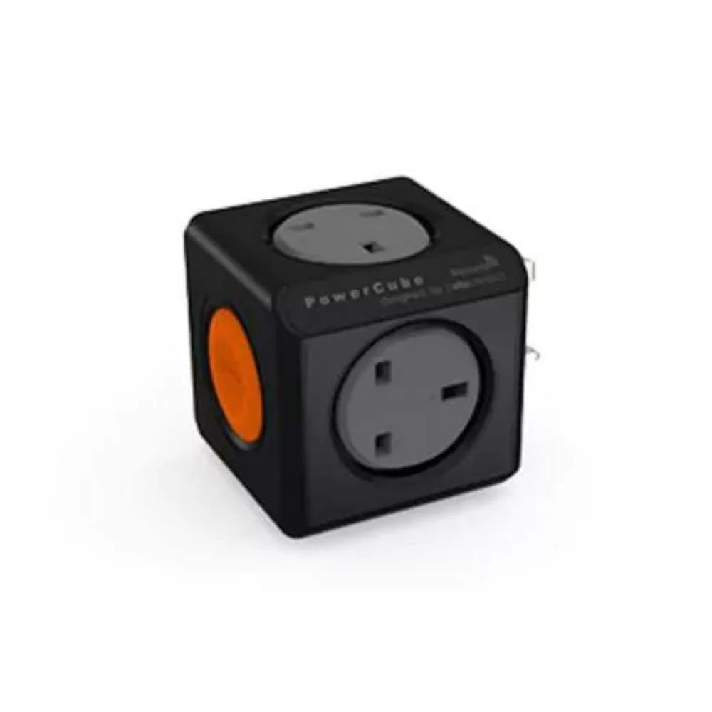 Allocacoc PowerCube Original Remote Single Uk Extension - Black - Image 1