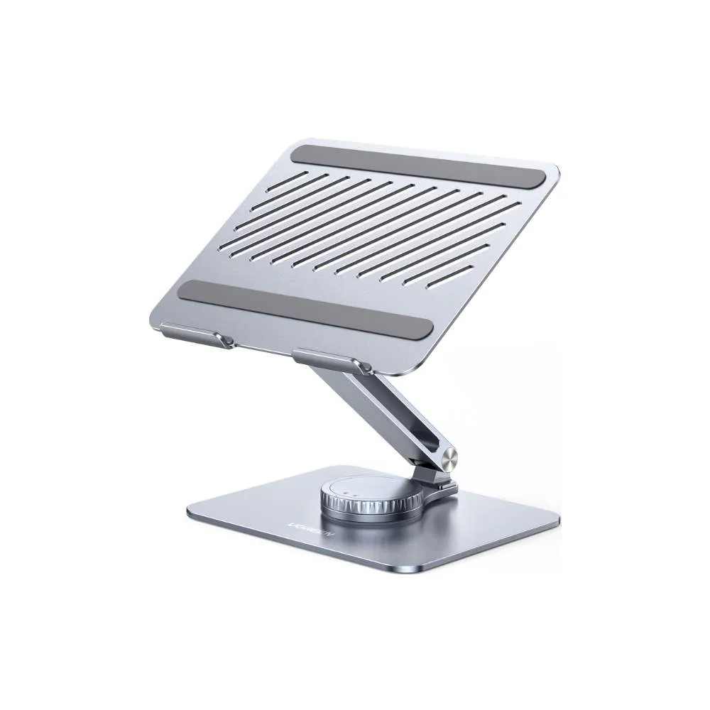 Ugreen Swivel Laptop Stand - Silver - Image 1