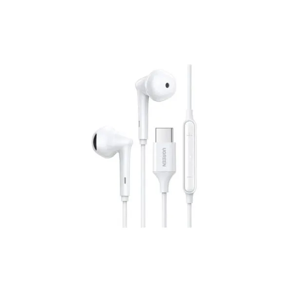Ugreen Type-C Wired Earphones - White