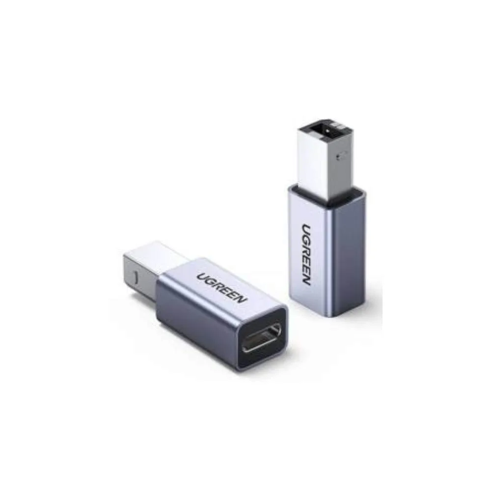 Ugreen Aluminum Usb-B Usb-C Adapter - Grey - Image 1