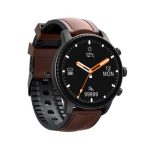 Havit M9005W Smart Watch With QI Wireless Charging - Black+Brown - Image 2