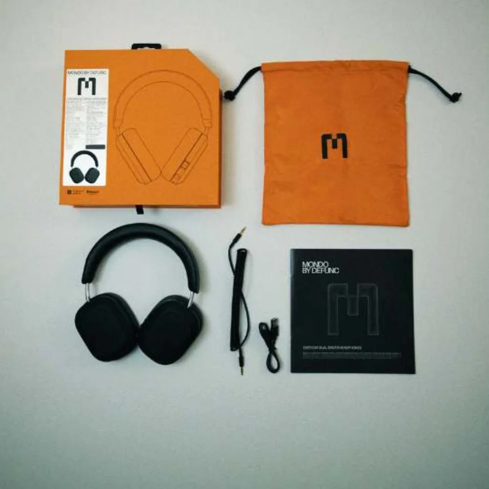 Defunc Mondo Over-Ear Wireless Headphone - Black - Image 3