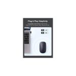Ugreen Portable Wireless Mouse - Black - Image 3