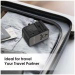 Ravpower Gan 75W Travel Universal Power Adapter - Black - Image 4