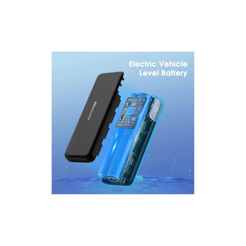 Ravpower 20000mAh 65W Portable Charger Power Bank - Black - Image 3