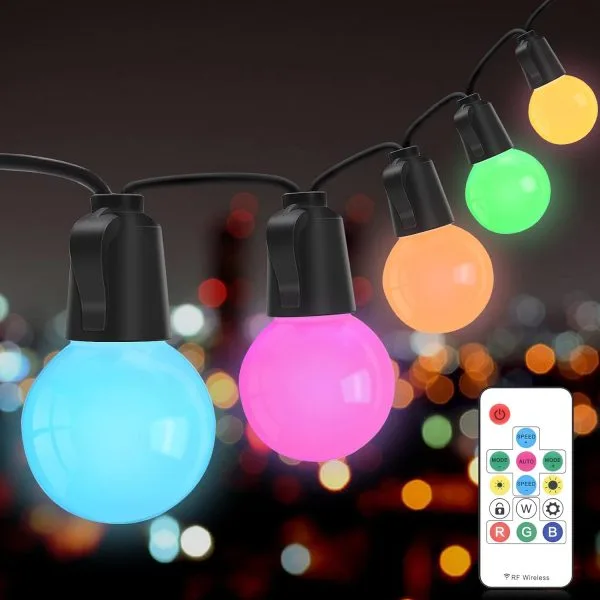 Outdoors Light String water-proof Bulb with Remote Control