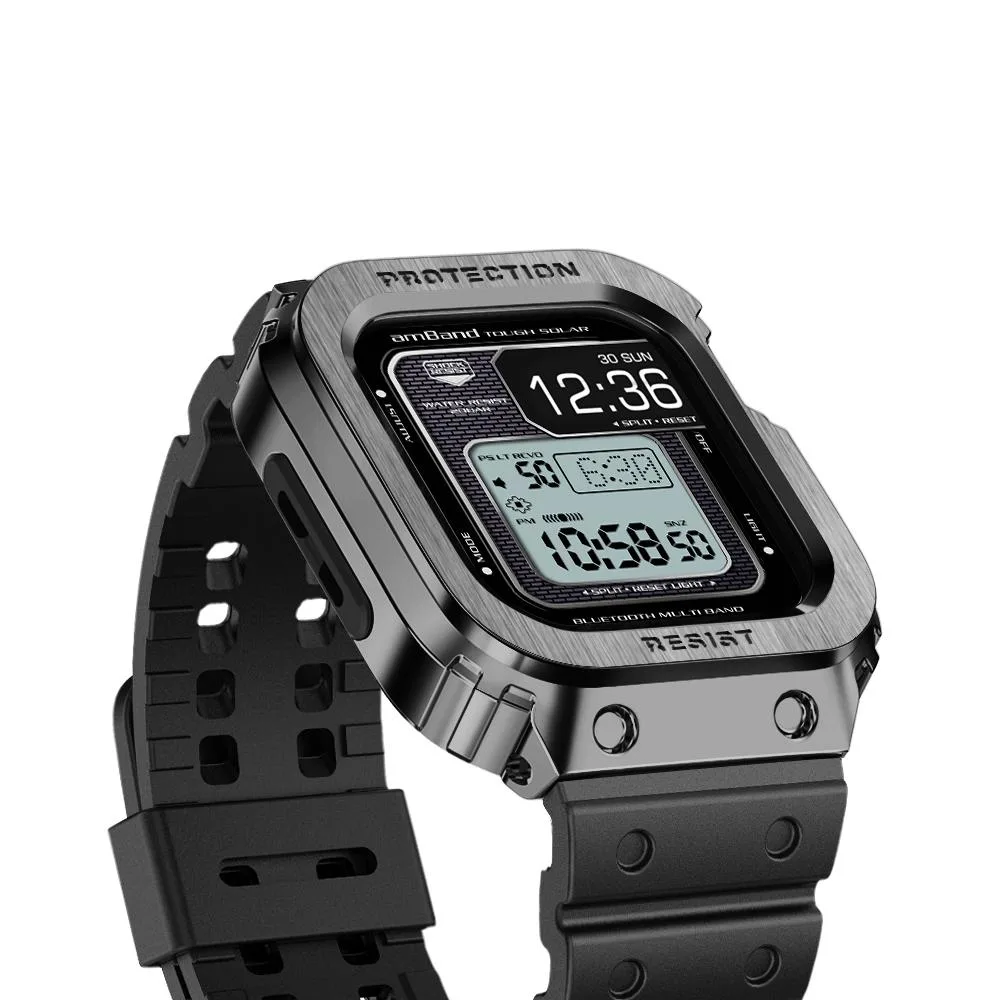 Amband Moving Fortress Classic Series For Apple Watch 45Mm - Black - Image 6