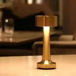 Touch Sensor Bar Table Lamp Rechargeable Table Lamp - Gold - Image 2