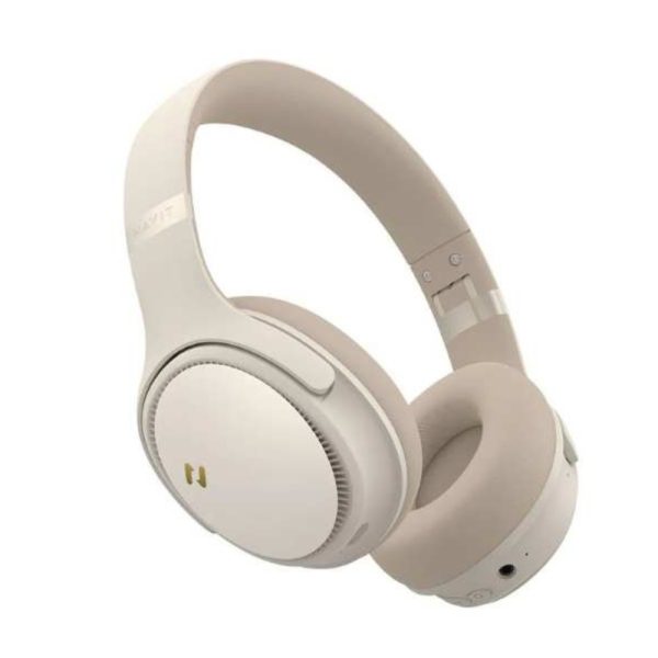 Havit-H630BT Audio Series-Bluetooth Headphone - Beige