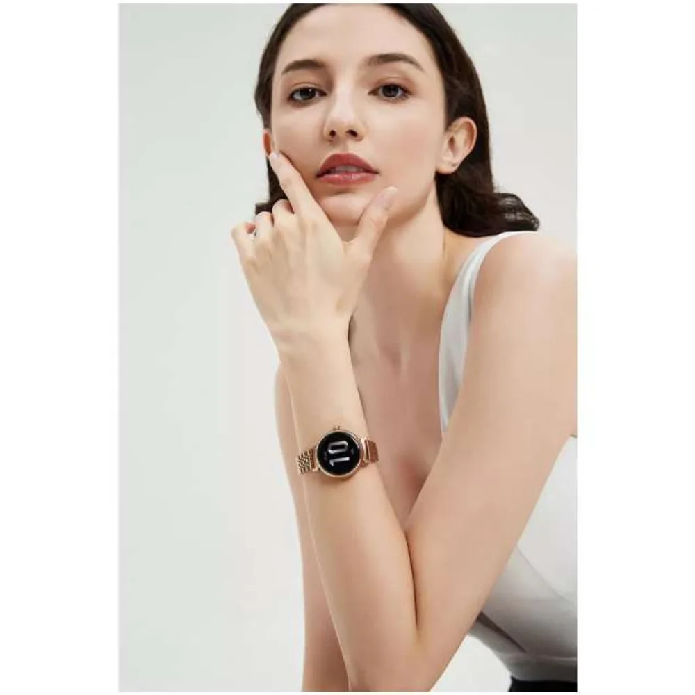 HiFuture Aura Ladies Wireless Calling Bluetooth Smartwatch - Pink - Image 7