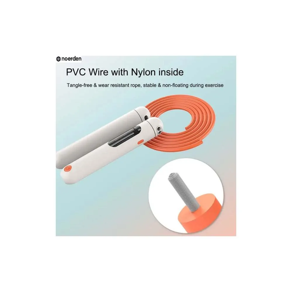 Noerden Smart Skippo Rope-Smart Jump Rope Smart With App Electric Digital Counter Cordless Jump Rope Smart - White - Image 9
