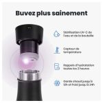 NOERDEN Smart Water Bottle LIZ 350ml Self-Cleaning Bottle - Black - Image 2