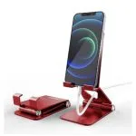 Sky Foldable Desk Phone Stand - Red