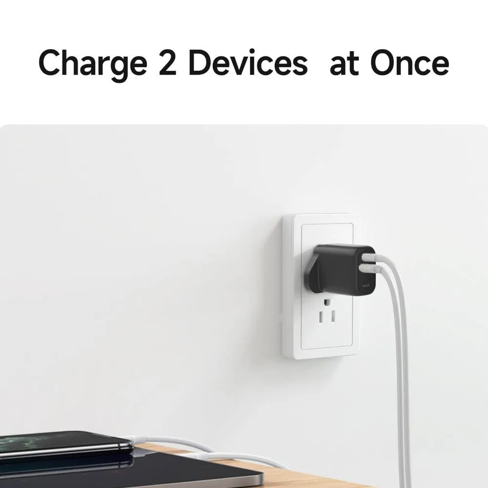 iWalk Leopard GAN 30W- 1AC, 35W Fast Charger - Black - Image 4