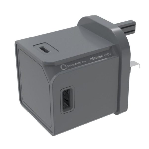 Power Cube USB Cube Original PD GaN 65W UK GREY