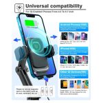 TOPGO Car Charger Wireless Charger - Black - Image 3