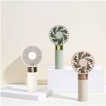 Sky Cooling Mini Portable Handheld Small Mini Fan - White - Image 3