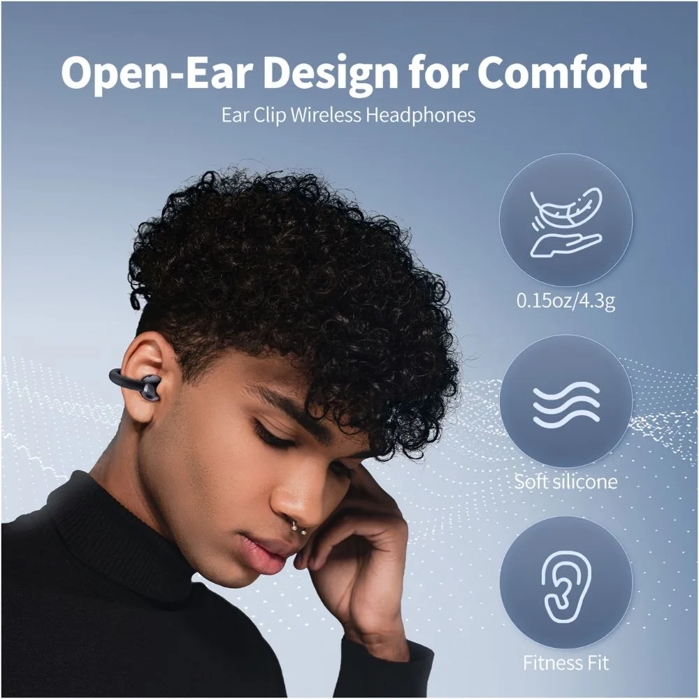 IWalk Crazy Duo Open 2 Bluetooth Version: V5.4 Earbuds - Black - Image 6