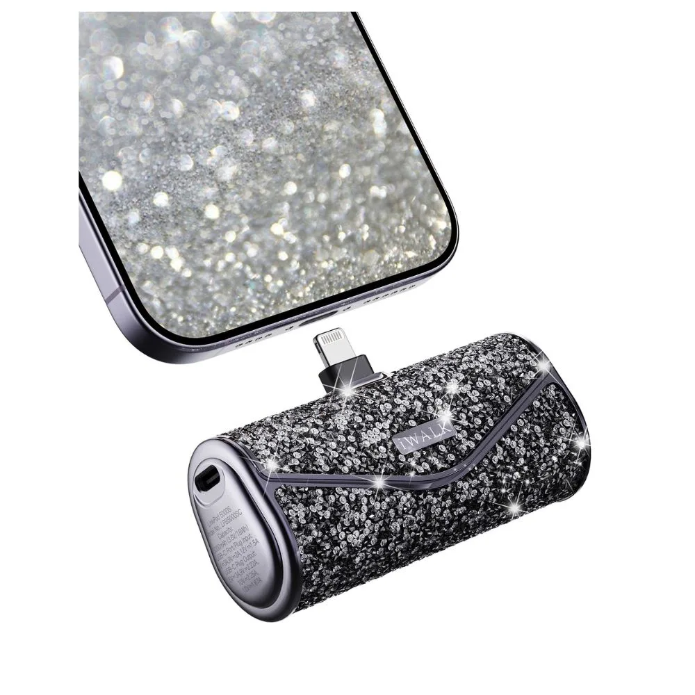 iWalk LinkPod 5000S Capacity: 5000mAh(3.6V / 18Wh) Power Bank With Lightining - Diamond Black - Image 2