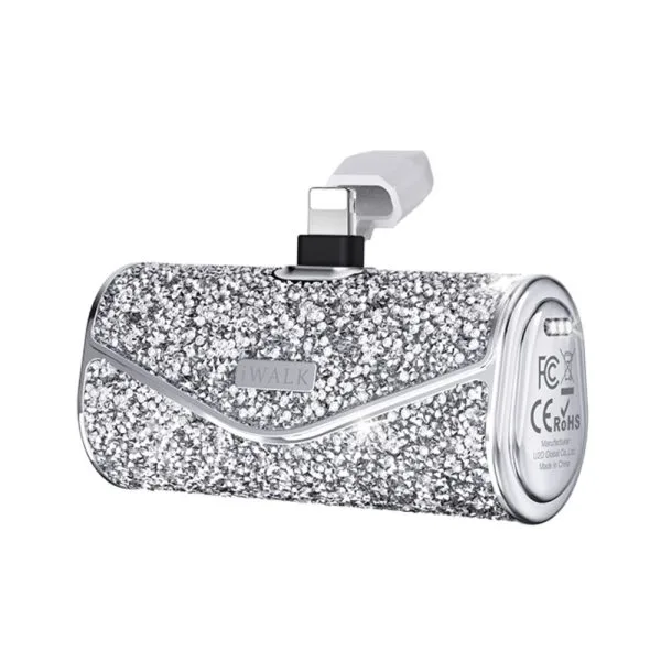 iWalk LinkPod 5000S Capacity: 5000mAh(3.6V / 18Wh) Power Bank With Lightining - Diamond Silver