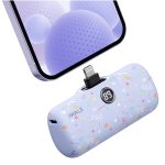 IWalk LinkPod P- Pattern 4800mAh, LCD Display, Fast Charger Function Lightning Power Bank - Purple(Ribbon) - Image 2