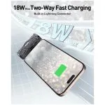 iWalk LinkPod 5000S Capacity: 5000mAh(3.6V / 18Wh) Power Bank With Lightining - Diamond Black - Image 4