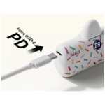IWalk LinkPod P- Pattern 4800mAh, LCD Display, Fast Charger Function Lightning Power Bank - White(Candy) - Image 4