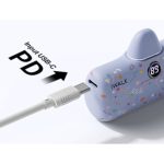 IWalk LinkPod P- Pattern 4800mAh, LCD Display, Fast Charger Function Lightning Power Bank - Purple(Ribbon) - Image 4