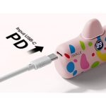 IWalk LinkPod P- Pattern 4800mAh, LCD Display, Fast Charger Function Lightning Power Bank - Pink(Bubble) - Image 4