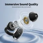IWalk Crazy Duo Open 2 Bluetooth Version: V5.4 Earbuds - Black - Image 4