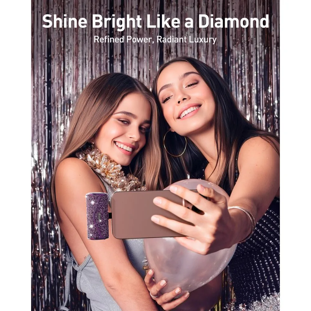 iWalk LinkPod 5000S Capacity: 5000mAh(3.6V / 18Wh) Power Bank With Lightining - Diamond Purple - Image 5
