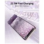 iWalk LinkPod 5000S Capacity: 5000mAh(3.6V / 18Wh) Power Bank With Type C - Diamond Purple - Image 4