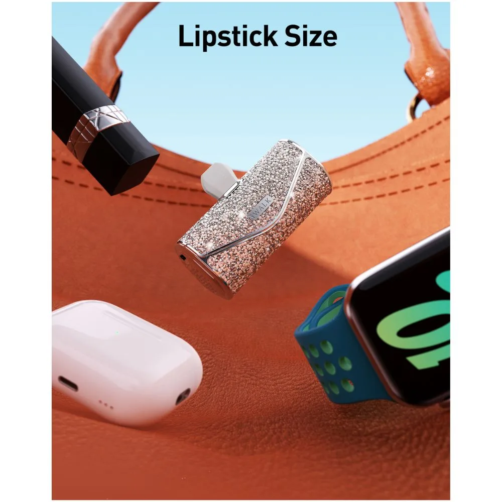 iWalk LinkPod 5000S Capacity: 5000mAh(3.6V / 18Wh) Power Bank With Type C - Diamond Silver - Image 6