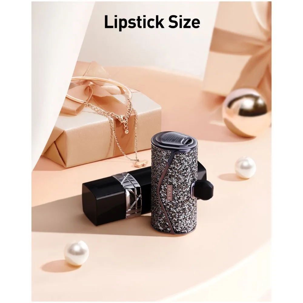 iWalk LinkPod 5000S Capacity: 5000mAh(3.6V / 18Wh) Power Bank With Type C - Diamond Black - Image 7