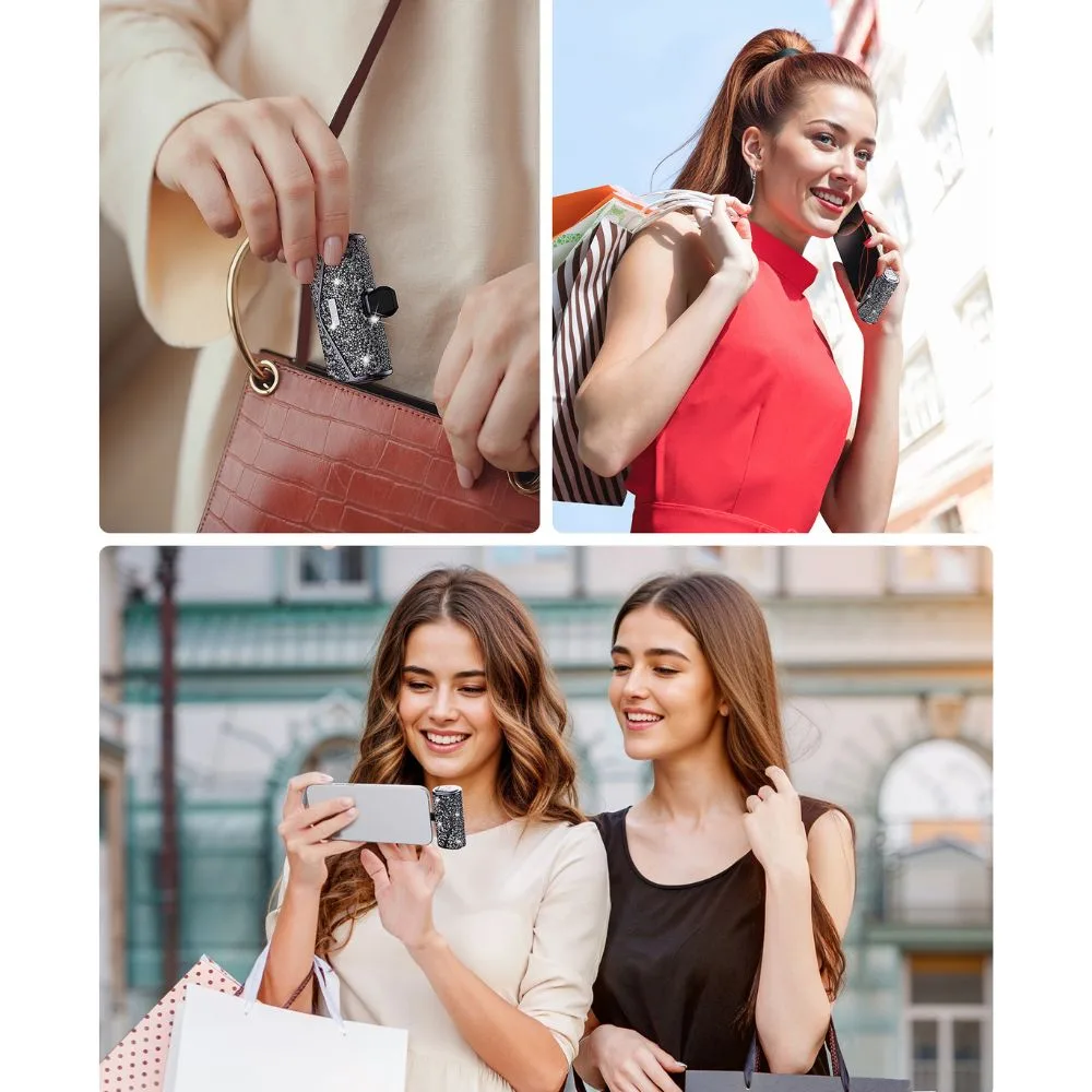 iWalk LinkPod 5000S Capacity: 5000mAh(3.6V / 18Wh) Power Bank With Type C - Diamond Black - Image 8